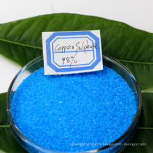 98% sulfate de cuivre cristallisé bleu pentahydrate